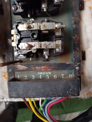 Vintage relè elettromagnetico di potenza