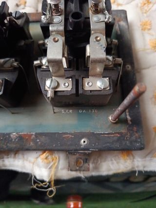 Vintage relè elettromagnetico di potenza