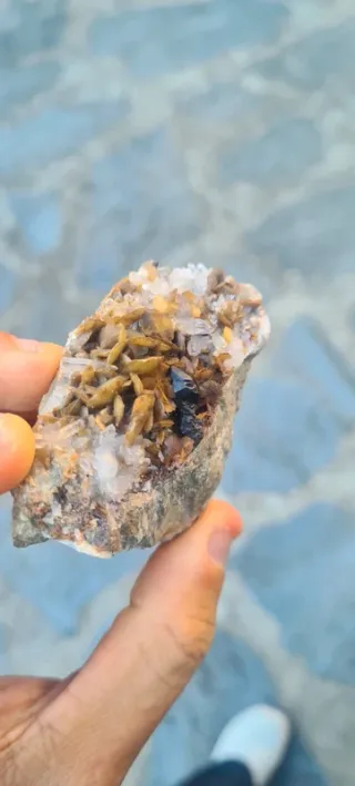 Minerali Sfalerite con siderite Miniera del Bottin