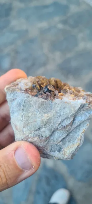 Minerali Sfalerite con siderite Miniera del Bottin