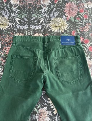 Pantalones vaqueros Scotch & Soda verdes