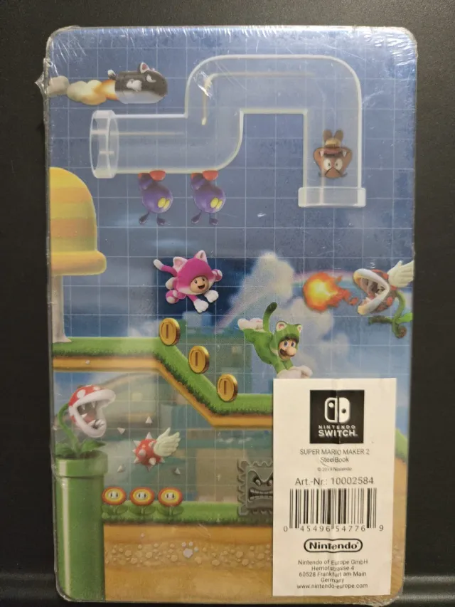 Super Mario Maker 2 Steelbook Nintendo Switch