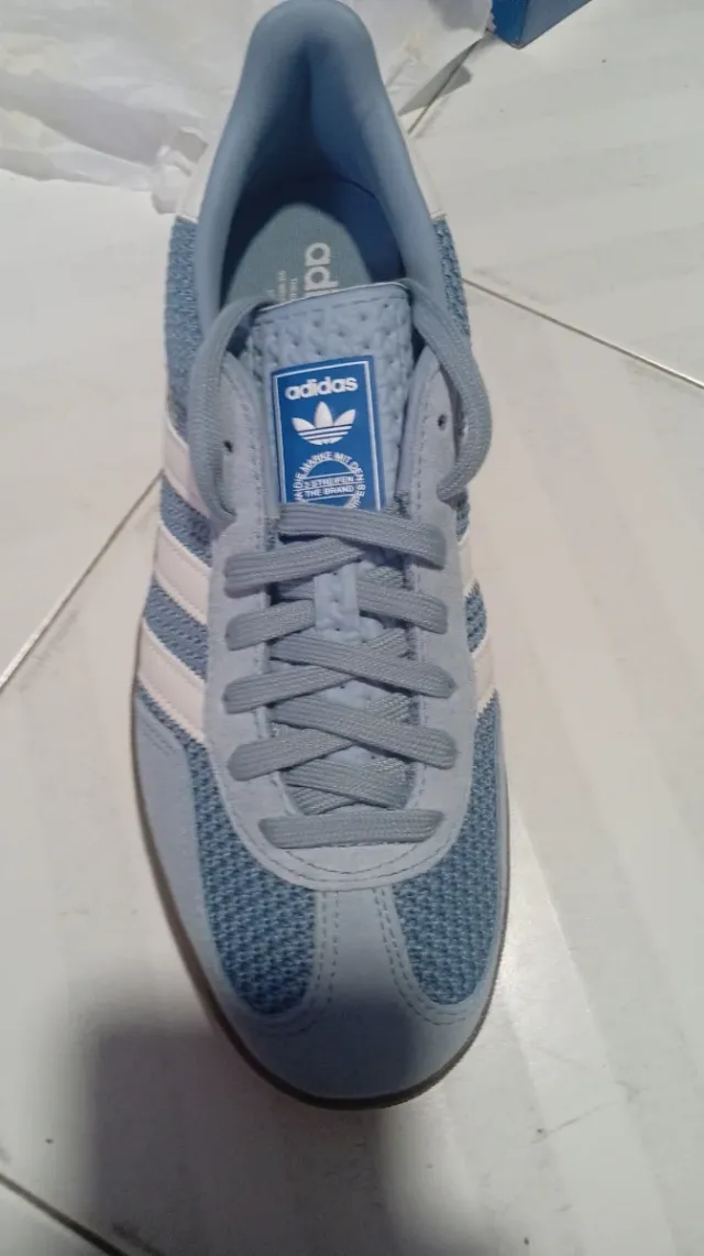 Adidas Gazelle Indoor Azul Blanco