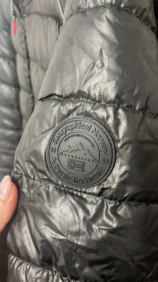 Chaqueta Geographical Norway mujer negra nueva