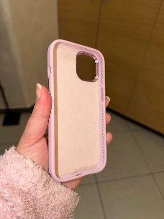 Cover rosa silicone iPhone 15