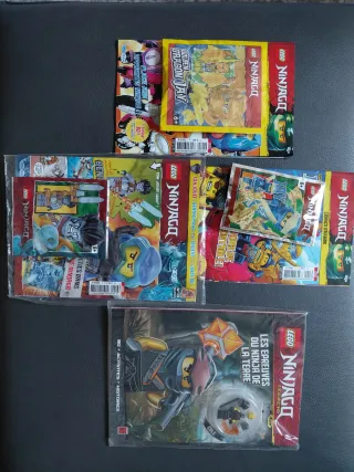 Lego Ninjago 10 riviste con personaggi