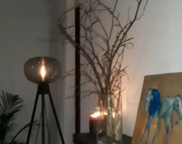 Lampada da terra design industriale