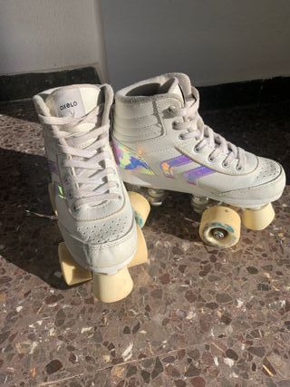 Patines Oxelo 4 Ruedas Talla 34