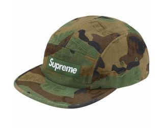 Gorra Supreme Jacquard Logos Denim Camp Cap
