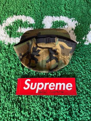 Gorra Supreme Jacquard Logos Denim Camp Cap