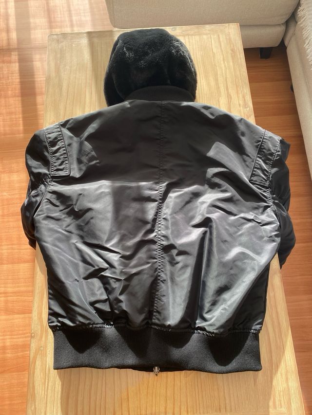 Chaqueta Zara Reversible Negra