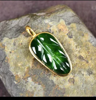 Nufilart. Colgante Jade Natural Tipo A Certificado