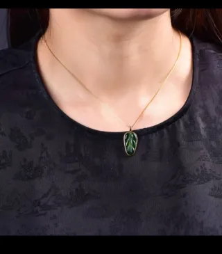 Nufilart. Colgante Jade Natural Tipo A Certificado