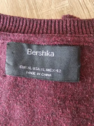 Chaleco Bershka Morado Talla XL