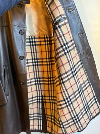 Gabardina Burberry de piel (a estrenar)