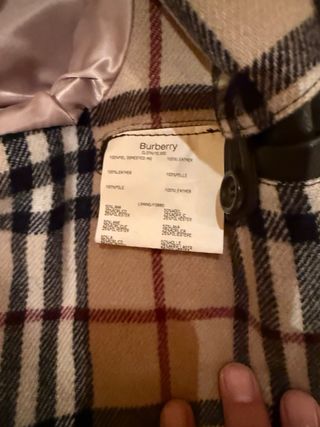 Gabardina Burberry de piel (a estrenar)