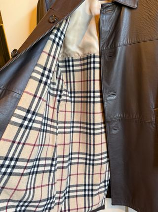 Gabardina Burberry de piel (a estrenar)