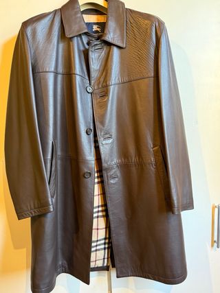 Gabardina Burberry de piel (a estrenar)