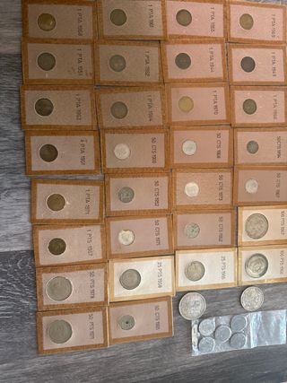 Lote de monedas antiguas