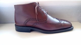 Stivaletti CAMPANILE Pelle Marrone Made in Italy