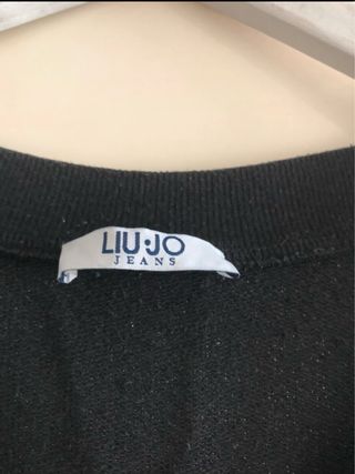 Abito smanicato lurex felpa nero