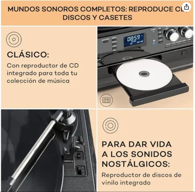 Tocadiscos auna casi nuevo