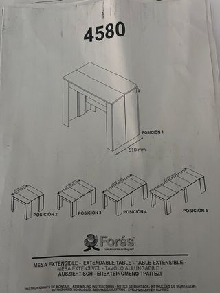 Mesa Comedor Extensible Blanca Leroy Merlin