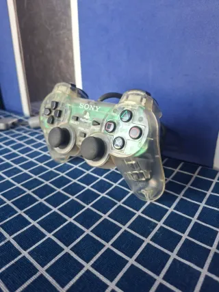 PS1 ORIGINAL MANDO JOYSTICK TRANSLUCIDO