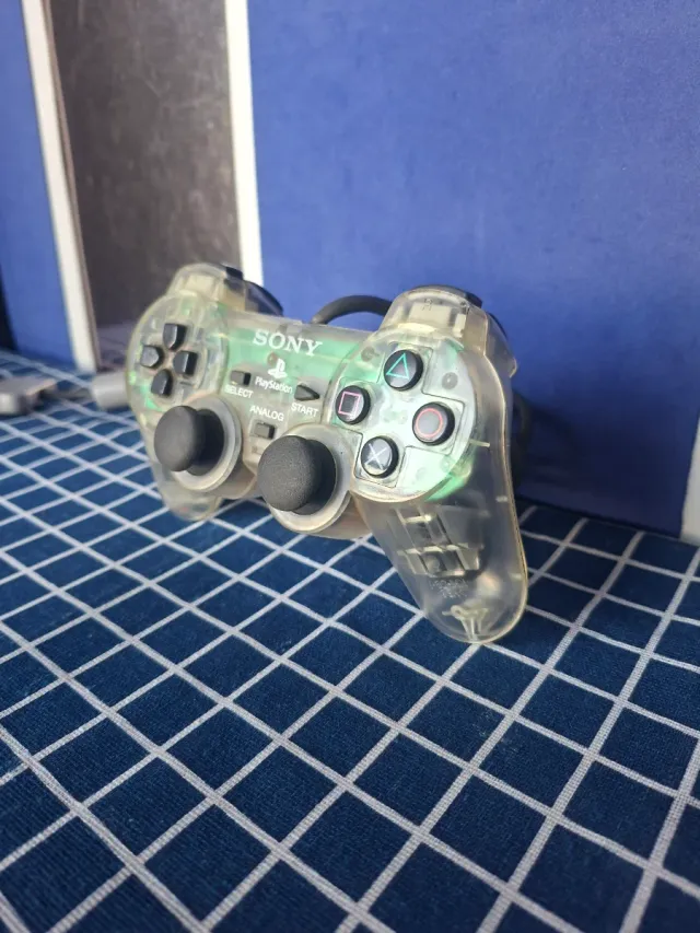 PS1 ORIGINAL MANDO JOYSTICK TRANSLUCIDO