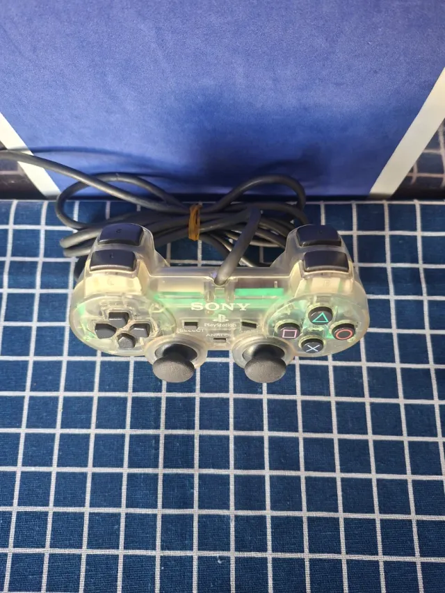 PS1 ORIGINAL MANDO JOYSTICK TRANSLUCIDO