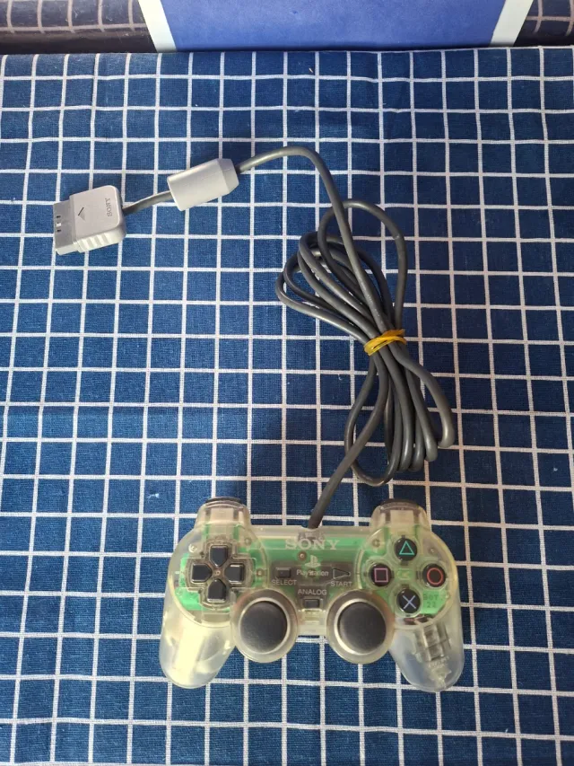 PS1 ORIGINAL MANDO JOYSTICK TRANSLUCIDO