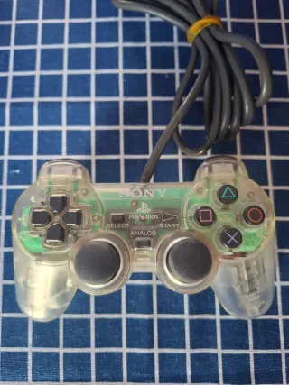 PS1 ORIGINAL MANDO JOYSTICK TRANSLUCIDO