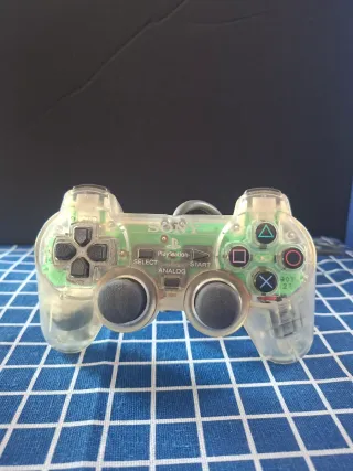 PS1 ORIGINAL MANDO JOYSTICK TRANSLUCIDO