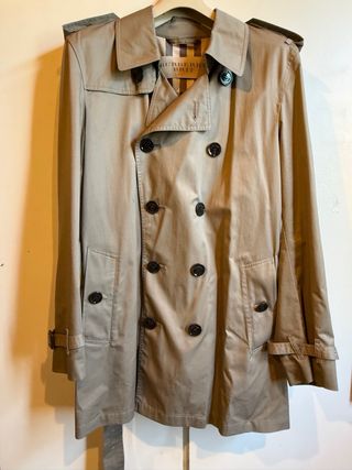 Gabardina Burberry Beige Hombre