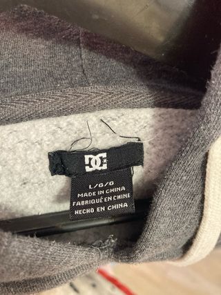 Sudadera DC Mujer Gris Naranja