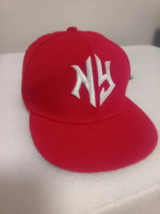 Gorra NY Roja Bordada