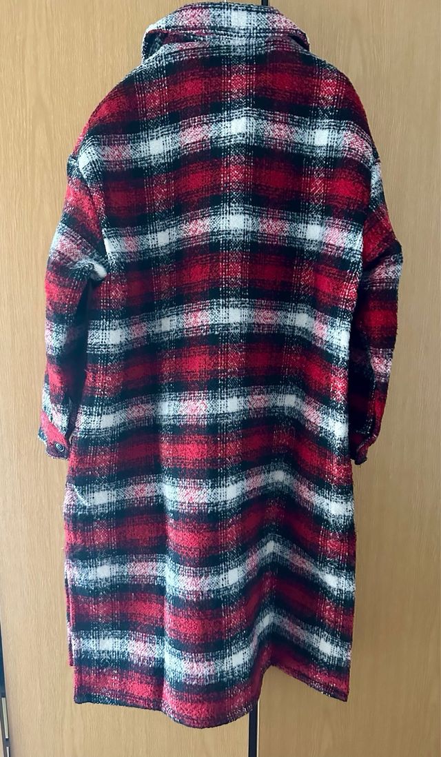 Sobrecamisa cuadros Zara Talla S