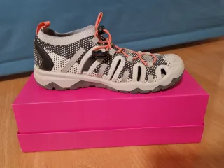 Zapatillas senderismo verano gris talla 38 mujer