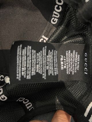 Gorra Gucci Original Gris