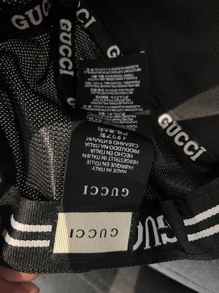 Gorra Gucci Original Gris