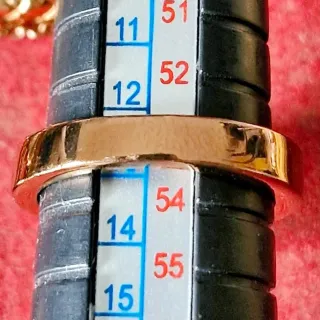 Anillo Zeades Oro Rosa Cristales T.54-55