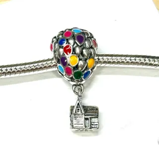 Charm Casa de los Globos Up Plata