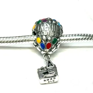 Charm Casa de los Globos Up Plata