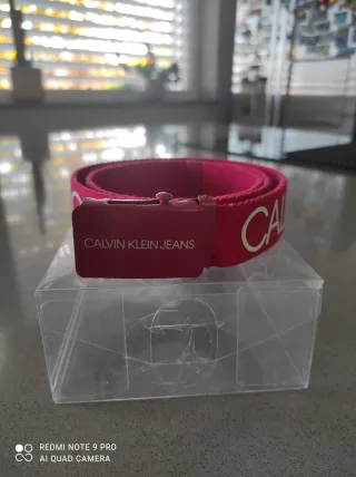 Cintura Calvin Klein Jeans Rossa da bambino