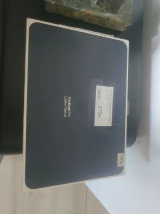 Funda MacBook Pro Piel Azul Noche