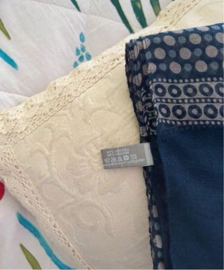 Completo foulard e fazzoletto uomo blu