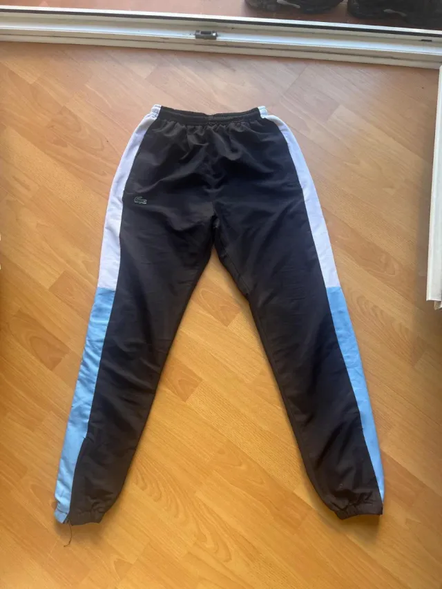 Pantalón Chandal Lacoste Negro Talla M Vintage