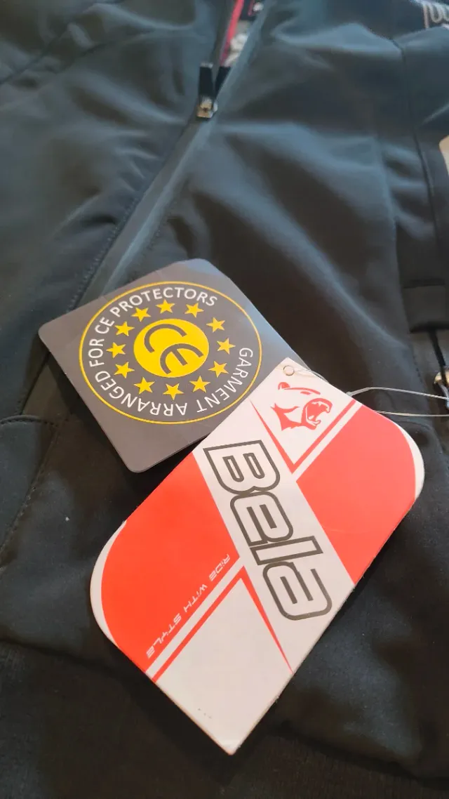 Chaqueta Moto Mujer Bela Negra XS