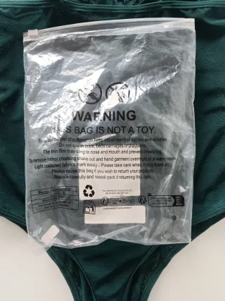 Body de encaje Shein verde sin estrenar