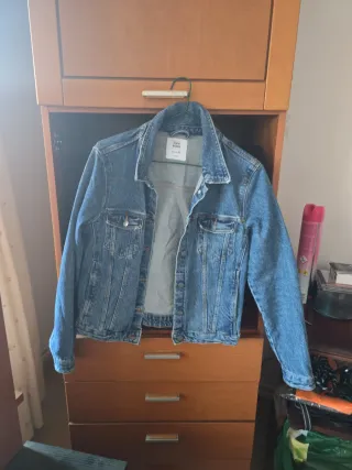 Chaqueta tejana azul